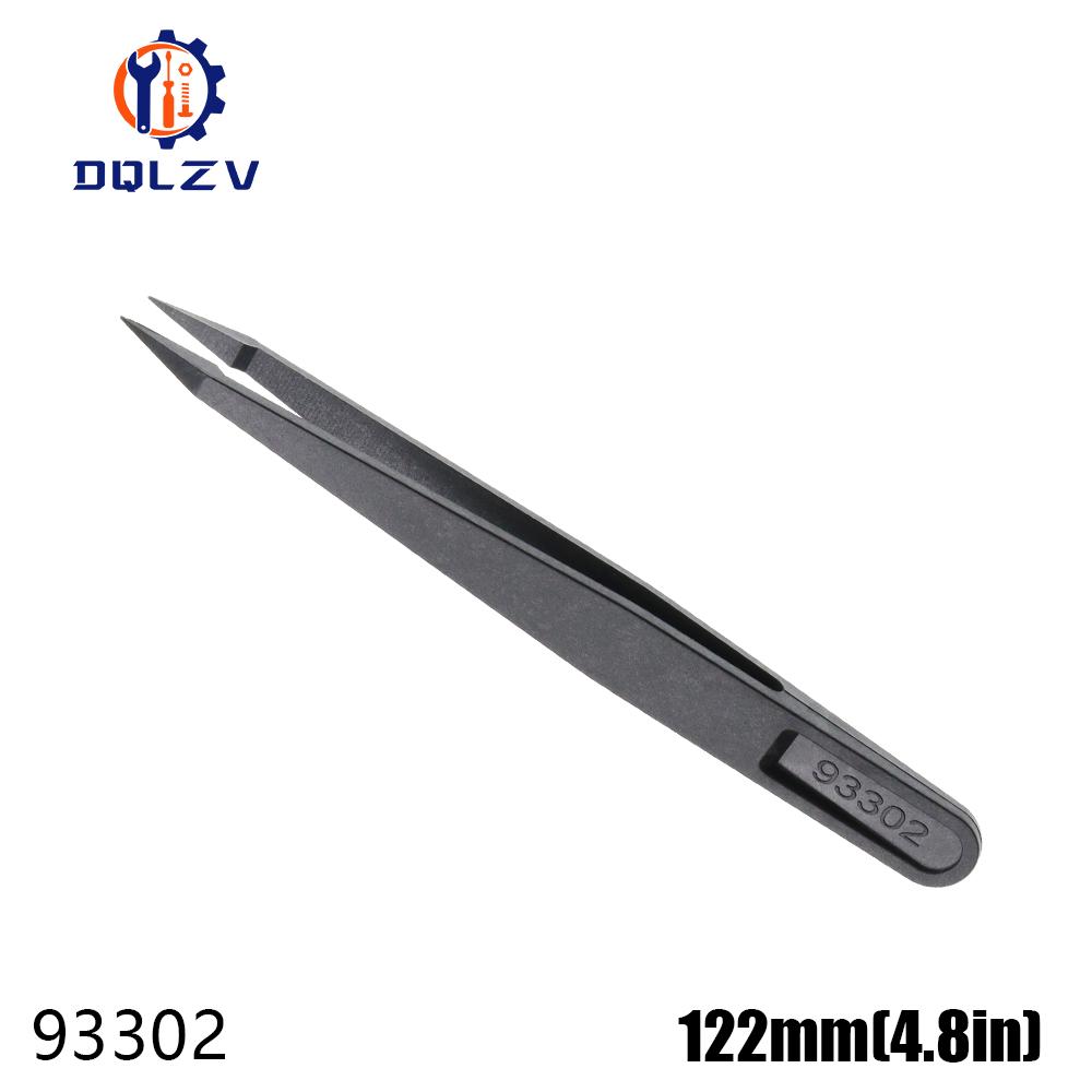 Anti-Static Plastic Tweezers ESD Curved Straight Forceps Electronic PCB Repair Hand Tools Tweezers