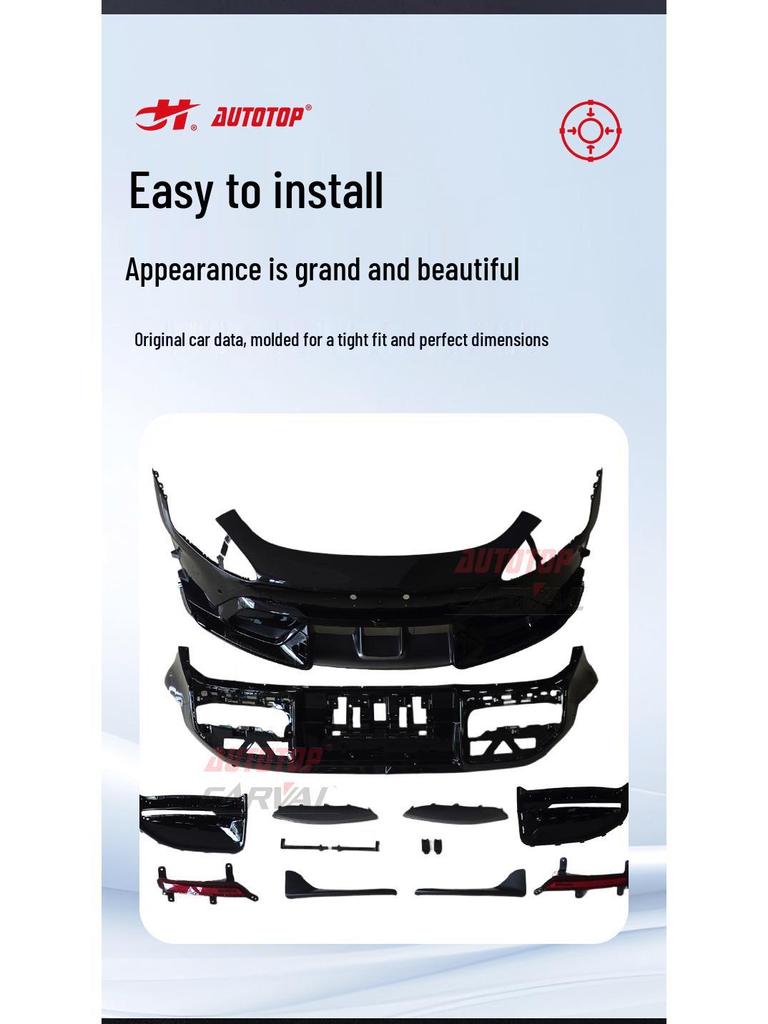 Xiaomi SU7 Full Body Kit: Rear Diffuser, Side Skirts, Front Bumper Assembly in ABS Plastic