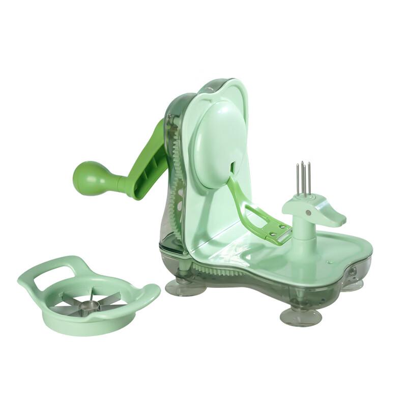 

Smile mom 2-in-1 Hand-Crank Apple Peeler & Slicer