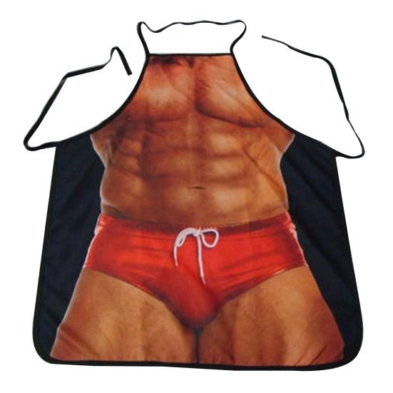 Funny Sexy Apron Kitchen Digital Printed Cooking Barbecue Dinner BBQ Uniform
