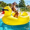 Thickened Swimming Pool Air Mattress,Giant Duck Inflatable Pool Floating Bed, Water Lounge Chair Perfect for Pool & Beach Party