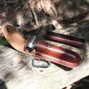 Durable Survival Drill Tools for Bushcraft Settlers Wrench Outdoor Wood Peg and Hole Maker Manual Auger