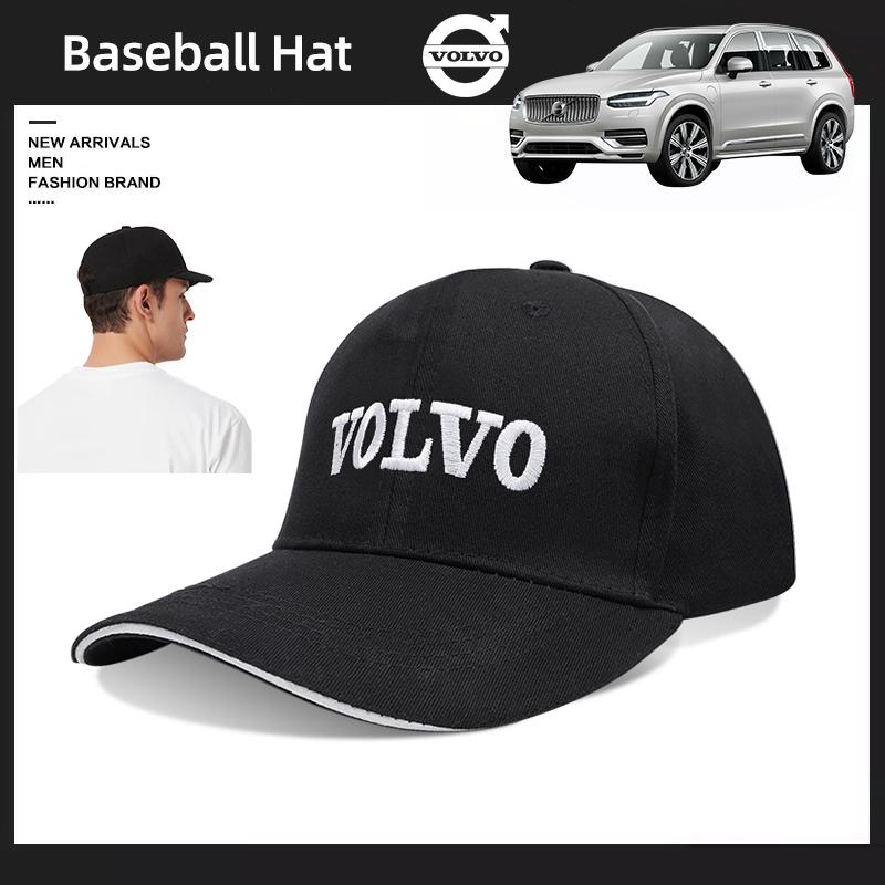 Embroidered Volvo Badge Baseball Cap Car Sun Visor Sticker For Volvo ES90 EC40 EX40 EM90 XC90 V90 V60 XC60 V40 S80 S60 S90 C40