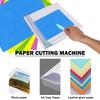Paper Trimmer Scoring Board Craft Paper Cutter Folding Scorer for DIY Scrapbook Card Photo Paper Cutting Machine 36x33.7cm