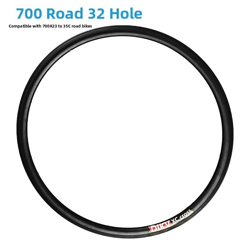 Aluminum Alloy Road Mountain Bike Wheel Rim 26275 Inch Permanent Phoenix Bicycle Wheel Circle V Brake System 32 Holes 700 road wheel rim 32 hol