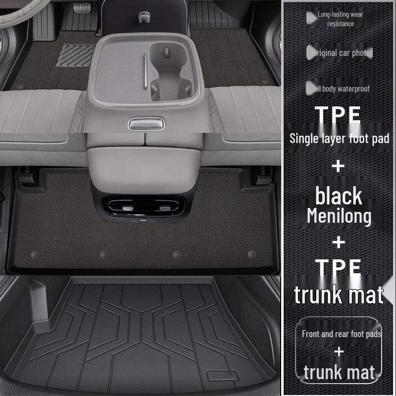 26 New GAC AION UT TPE Full Coverage Waterproof Floor Mats for Driver's Side Carpet and Trunk
