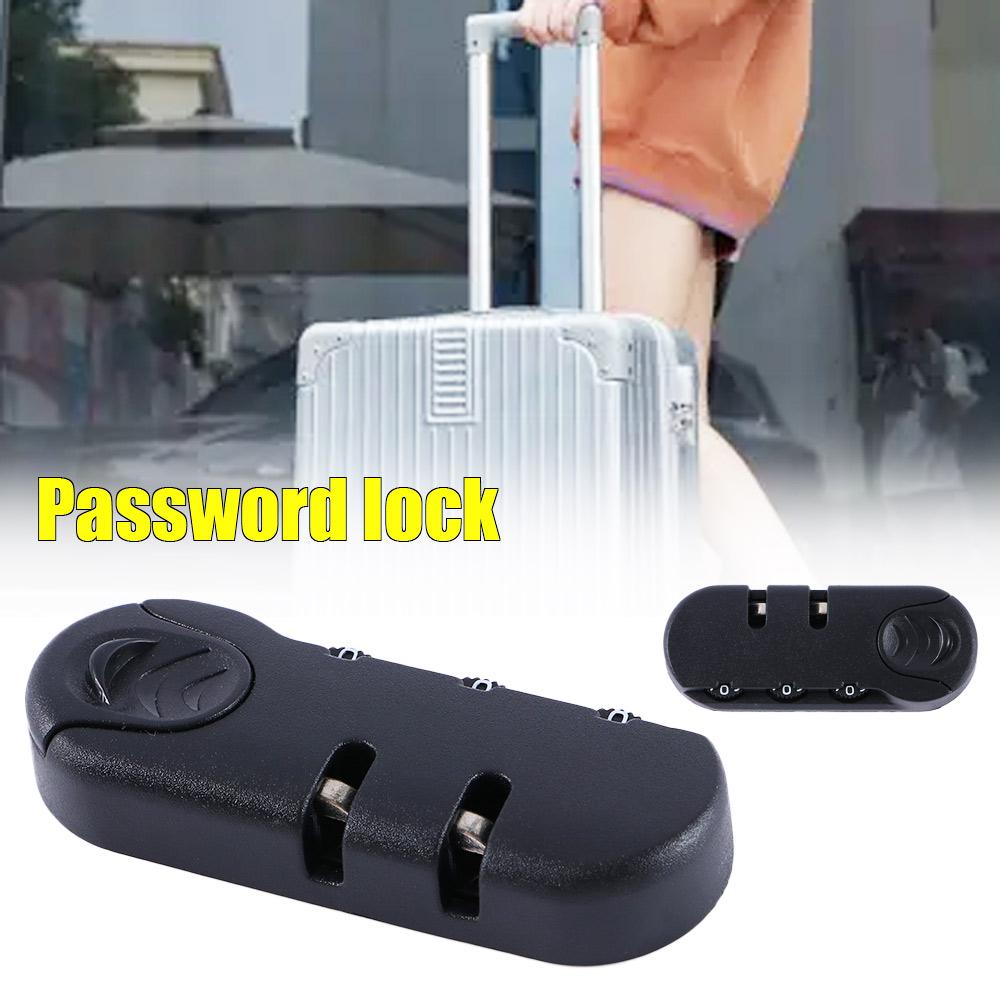 Pull Chain Bag Accessories Anti-theft Code Lock Luggage Suitcase Lock Locks Combination Padlock