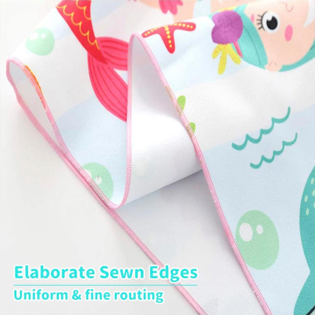 Cute Animal Hooded Beach Towel, Microfiber Bath Towels For Kids Toddler Infant Boy Girl, Animal Towels For Bath Pool Swim Swimwear Summer Beach
