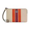 Corner Zip 16 Logo Leather Wallet Women Wallet Ivory Multicolor CAQ77-SVIO