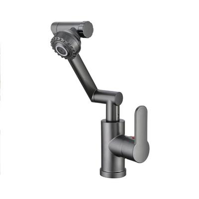 Mechanischer Arm 1080 Grad Küchen- Badezimmer-Wasserhahn Haushalts-Heiß- und Kaltwasserhahn Universell drehbarer Wasserhahn