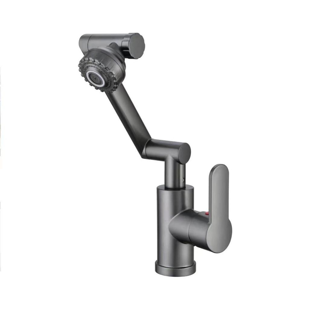 Mechanical Arm 1080 Degree Universal Rotation Faucet Kitchen Bathroom Water Tap Household Hot And Cold Faucet