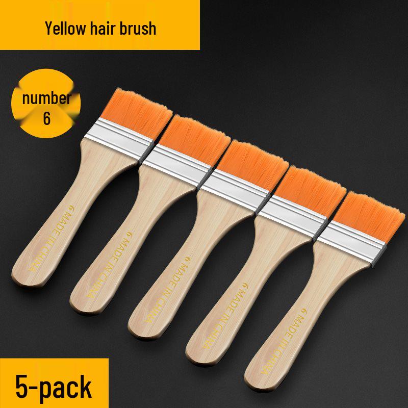 Soft Nylon Bristle Industrial Cleaning and Dusting Brush - No Trace, Wool, and Latex Paint Brush