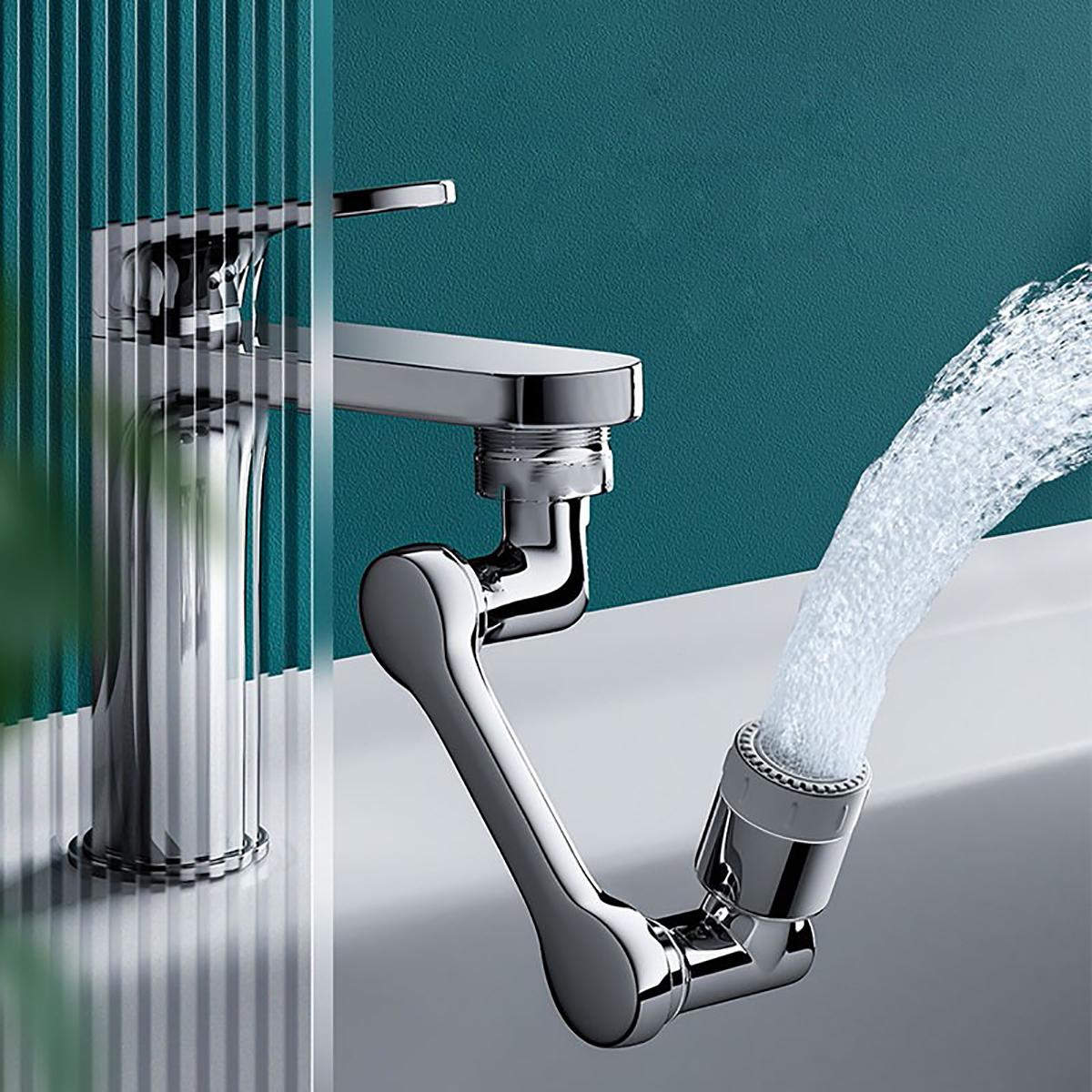 

1080° Rotation Faucet Extender Sprayer Head Two-modes Multi-function Faucet Robotic Arm Kitchen Bathroom Accessories