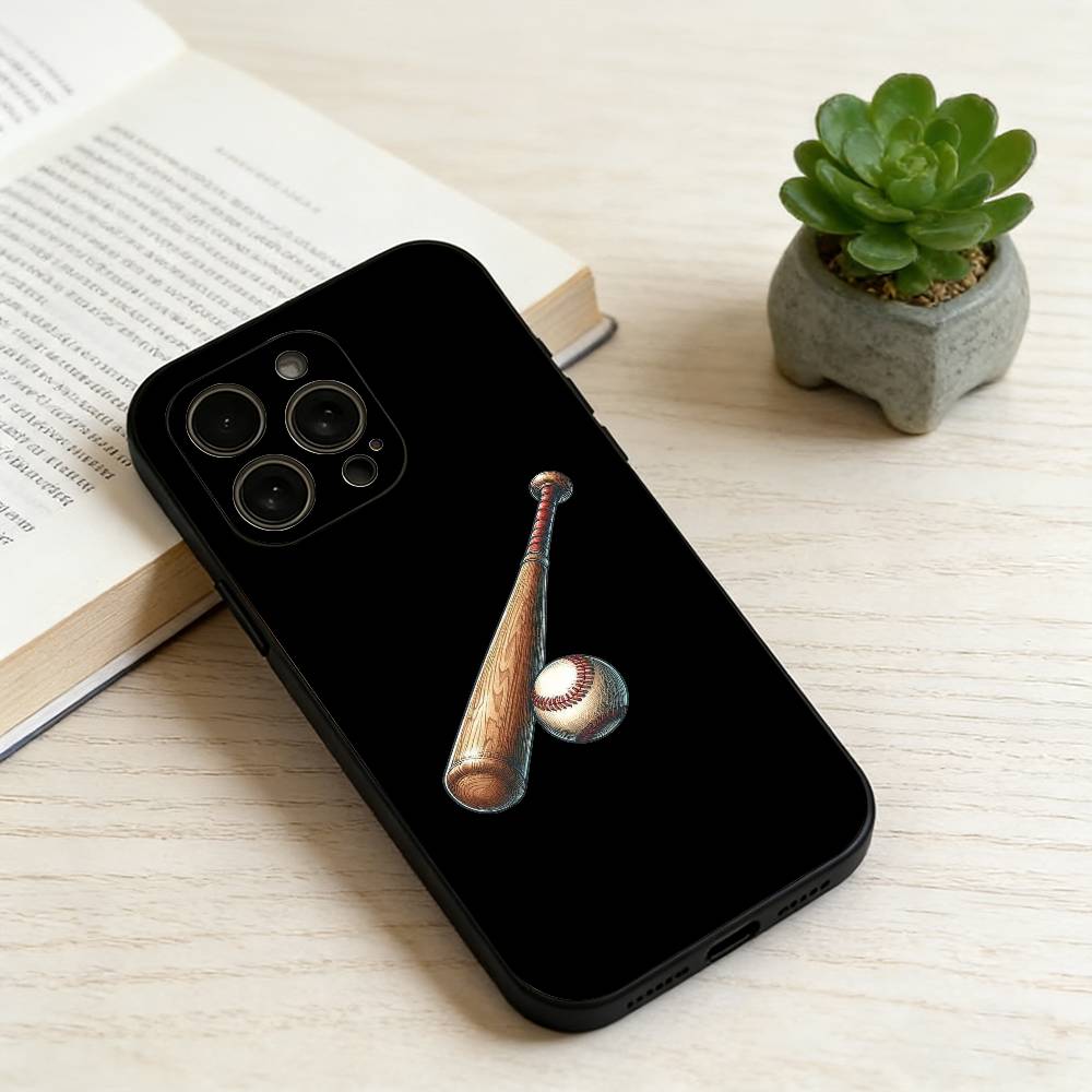 

Baseball Graffiti Painting Phone Case Silicone Soft For IPhone 17 16 15 14 13 12 11 X XR Plus Pro Max Plus iPhone13PROMAX