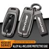Zinc Alloy Car Remote Key Cover Case Holder AMG Logo For Mercedes Benz AMG A C E S G Class GLC CLE CLA W177 W205 W213 W222 X167 RW7