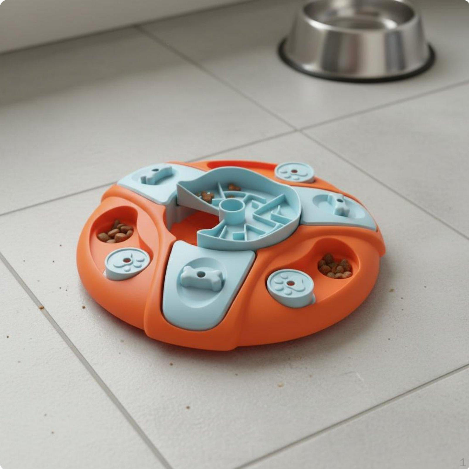 Slow Feeder Bowl Improves Intelligent Canine Puzzle Toy Gift Interactive Food for Dogs, Young