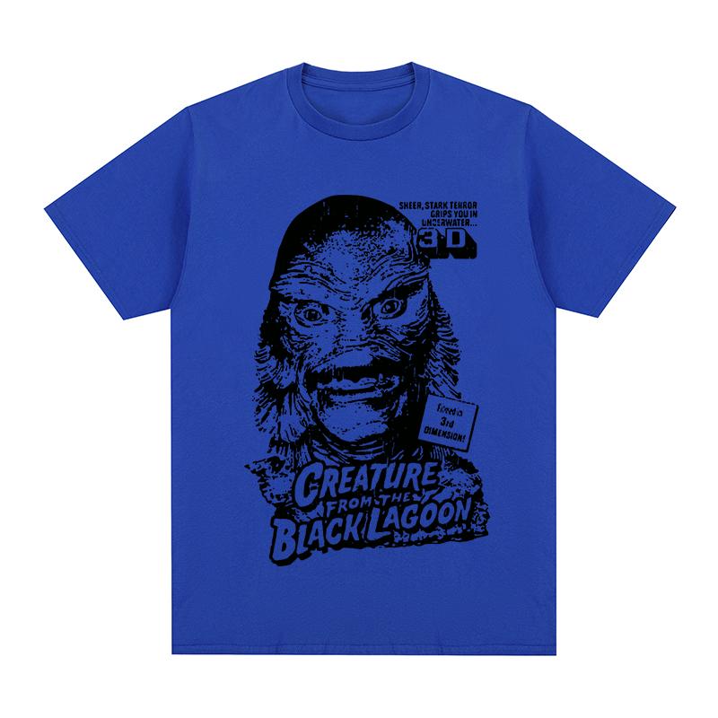 Creature from the Black Lagoon Vintage T-shirt Retro Style Black Female Lovers Cotton Men T Shirt New TEE TSHIRT Womens Tops