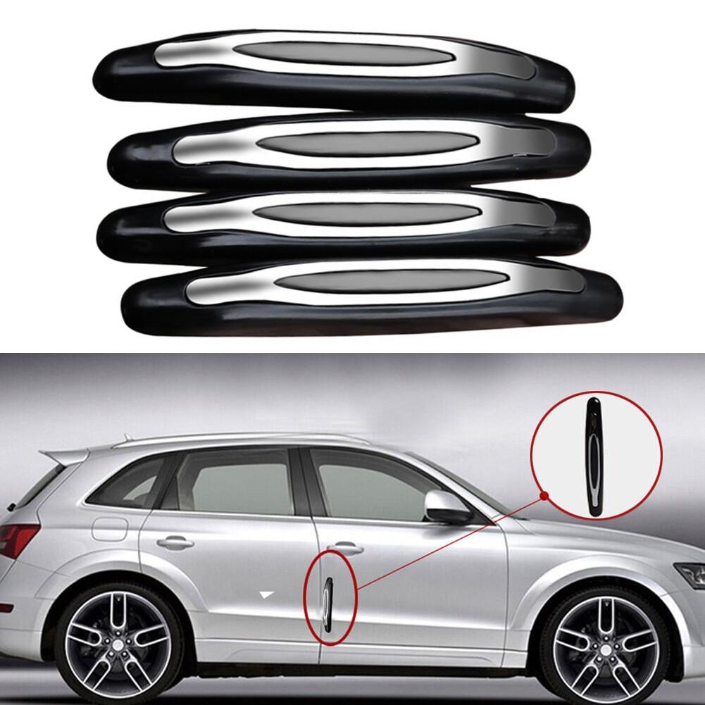 1 Satz Stoßstangenschutzleisten 110mmx12mm ABS und PVC Schwarz für alle Modelle