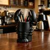 Eye-catching Desk Decor Lobster Pen Holder, Halloween Funny Sea Animal Pencil Stand, Creative Multifunctional Cup Organizer for Brushes Makeup Tools,