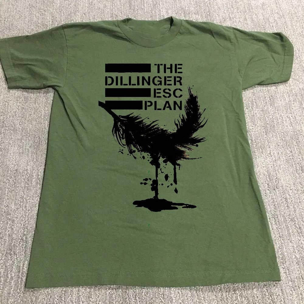 РЕДКИЙ Dillinger Escape Plan Зеленая Футболка Унисекс Все размеры S5XL Подарок Фанатам IA218 Унисекс Футболка M