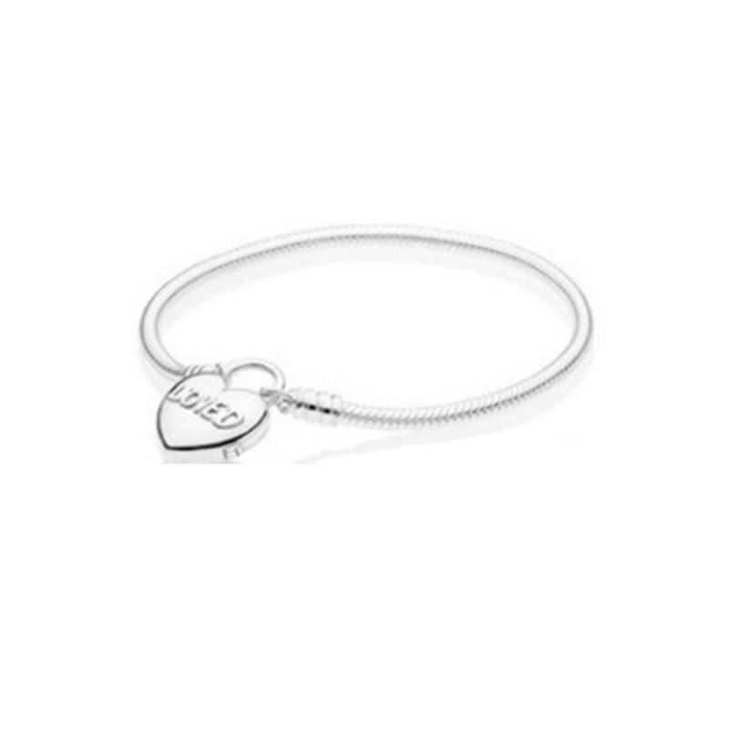 DIY Snake Chain Bracelet With Thick Round Lock For Handmade Jewelry Making