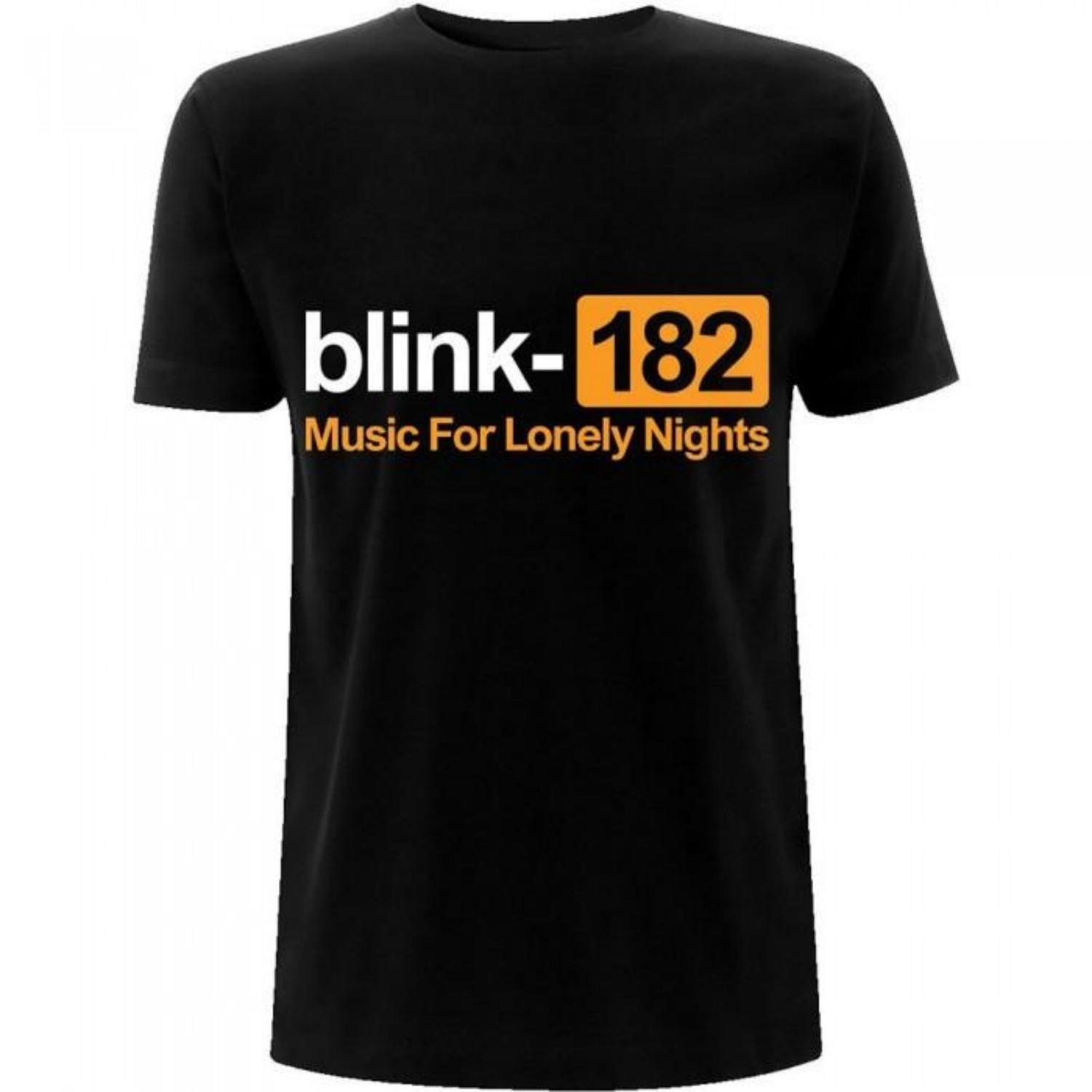 Blink 182 Unisex Adult Lonely Nights T-Shirt S чёрный