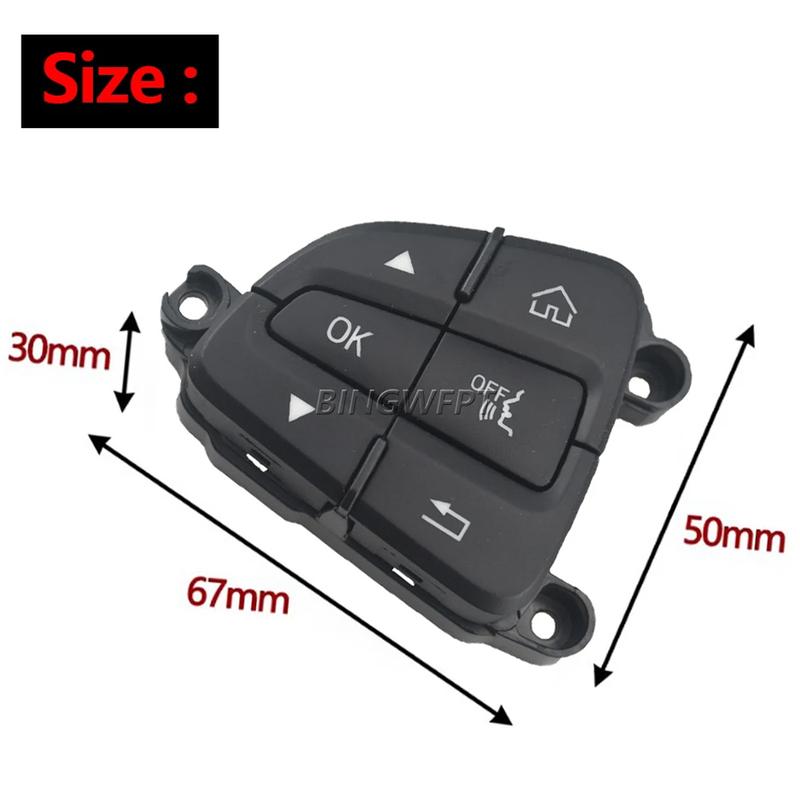 A0999050200 Steering Wheel Button Control Switch For Mercedes-BENZ C Class W205 2014-2018 A0999050300 A099 905 03 00