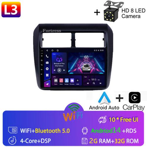 Car Radio Android Auto For Toyota Agya Wigo 2013-2018 Head Unit Multimedia Player GPS Navigation Carplay BT 5G WiFi No 2din DVD