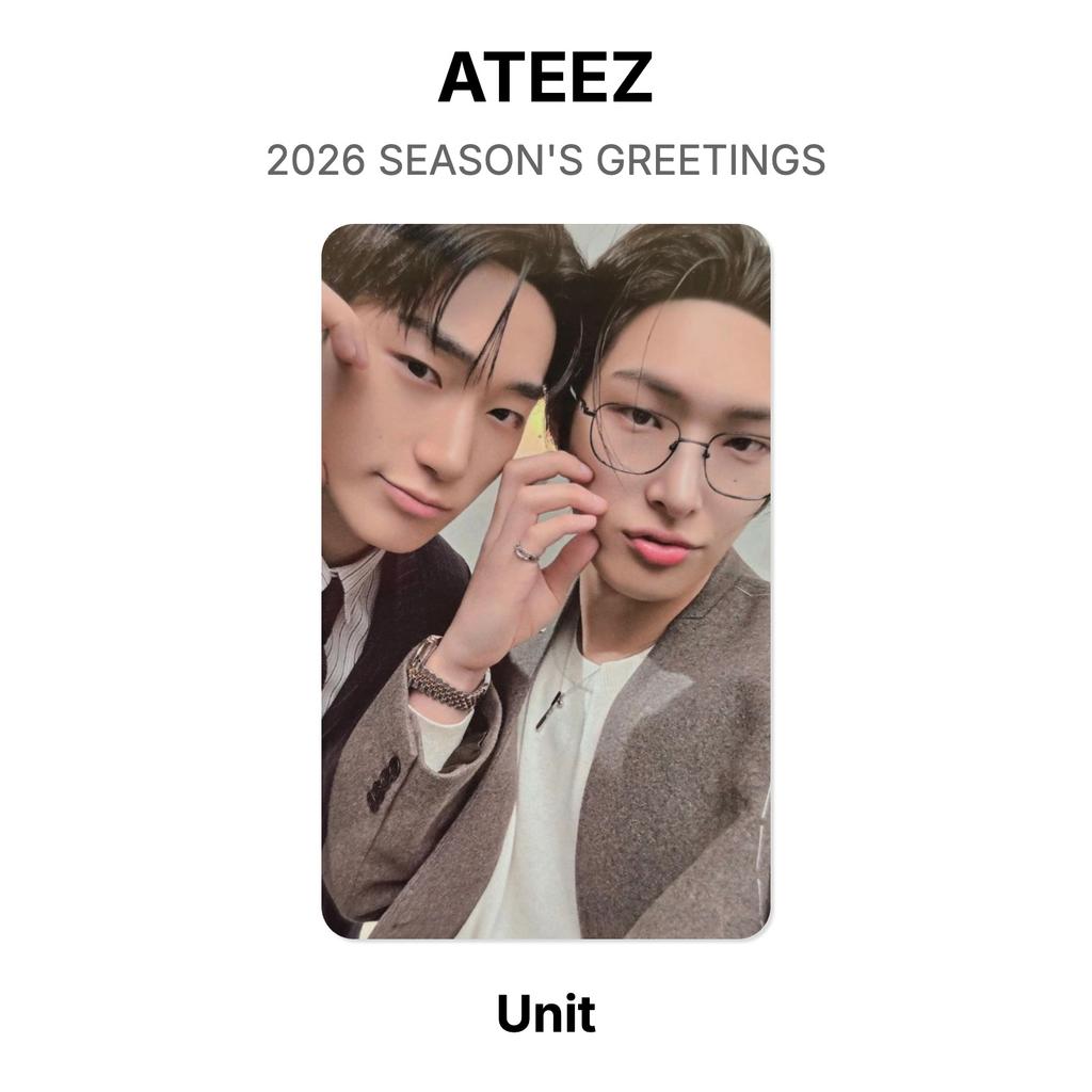 ATEEZ 2026 SEASON'S GREETINGS Official Photocard