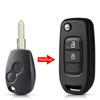 KEYYOU 2/3BN For Renault Megan Modus Clio Modus Kangoo Logan Sandero Duster Opel Almera For NISSAN ALMERA Modified Car Key Shell