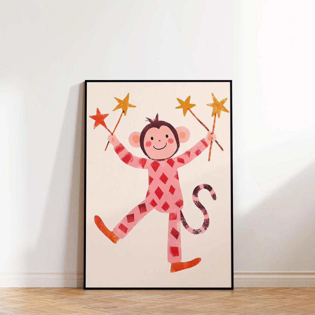 Minimalist Animal Aesthetics Poster Cute Funny Forest Animals Wall Art Parenting Kids Room Baby Room Home Office Decor