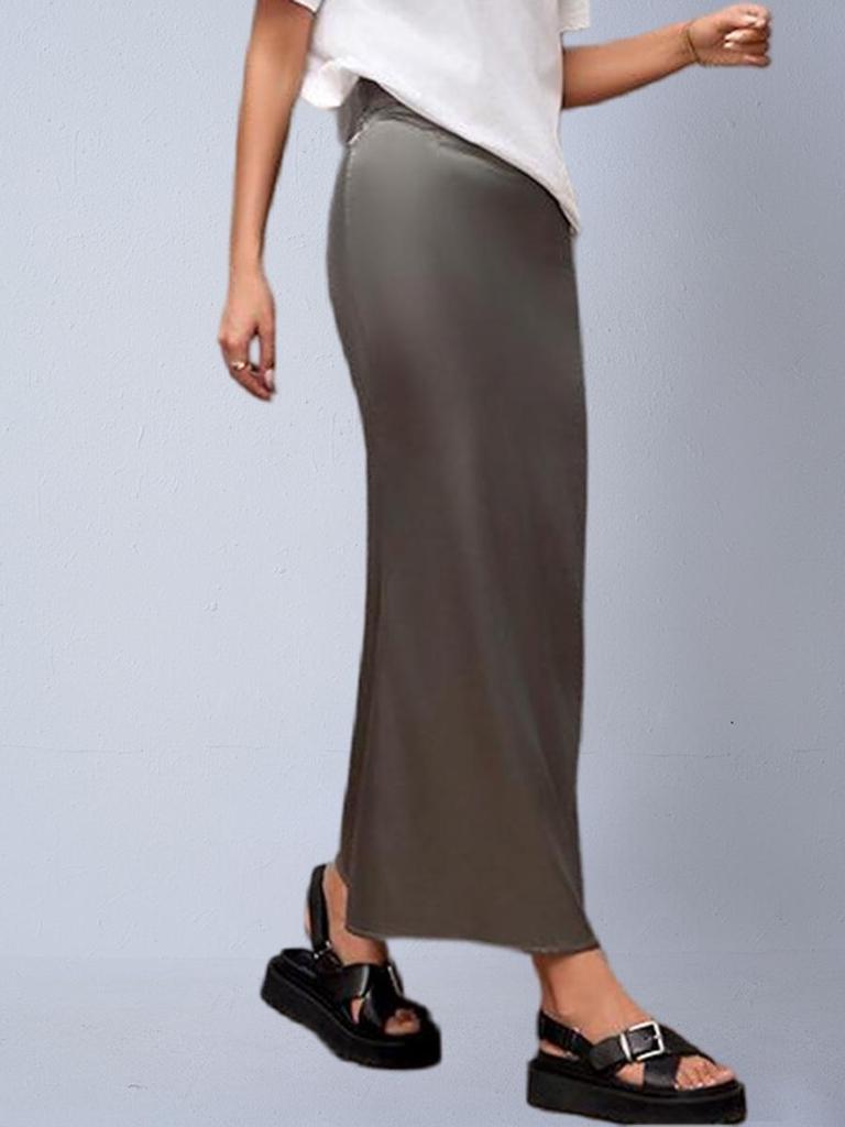 Satin Midi Mermaid Skirt - New Autumn Colors