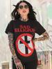 1980 Bad Religion Μπάντα PUNK Hardcore Casual T-shirt Ανδρικό και Γυναικείο Πολυτελής Μάρκα Κορυφή