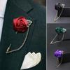 New Men's Advanced Chic Brooches Leaf Rabbit Pin Suit Shawl Lapel Pins Uxedo Corsage Hat Shirt Collar Pin Party Daily Accessory