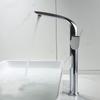 Tuqiu Basin Faucet Brass Bathroom Faucet Mixer Tap Black Wash Basin Faucet Single Handle Hot Cold White Gold Lavotory Faucet