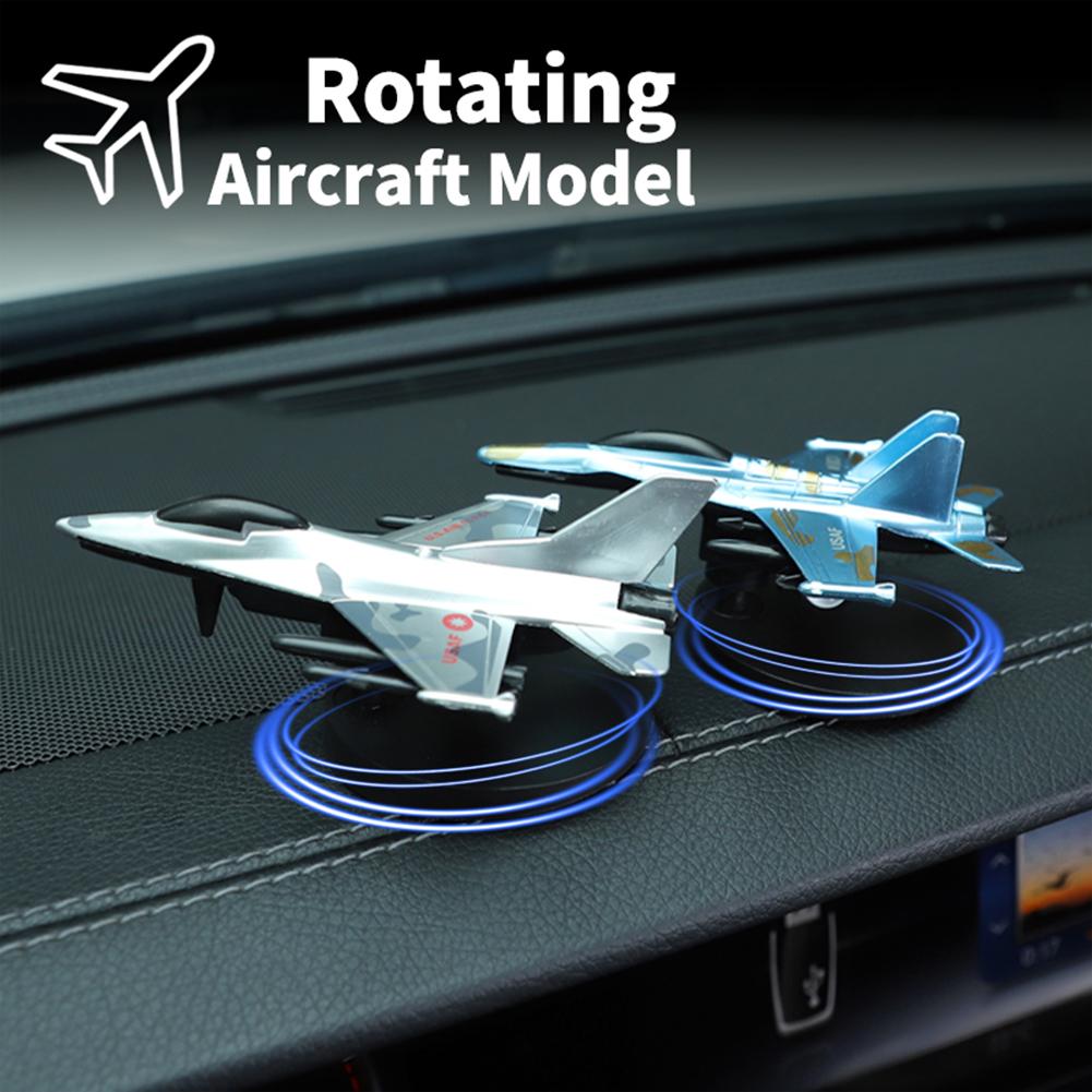 Creative Airplane Car Air Freshener Auto Rotating Aircraft Center Console Decorative Ornaments Aroma Diffuser Interior Aromather