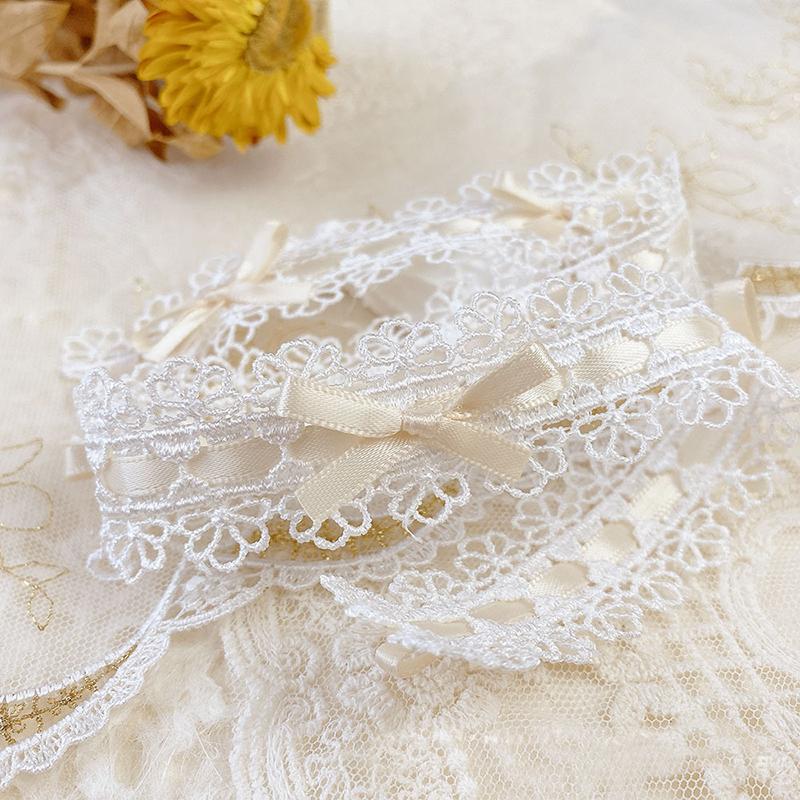 1yard Lolita Lace Trim Accessories Polyester Ribbon Dress Edging Decoration Skirt Lace Accessories Clothing Accessories 2.8cm Wide