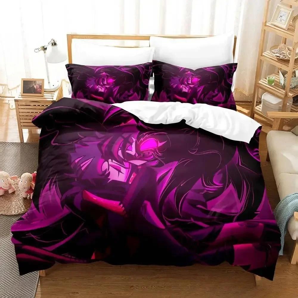 New Blitzo Boss Bedding Set Single Twin Full Queen King Size Bed Set Adult Kid Bedroom Duvet Cover Sets Anime Parure De Lit Bed