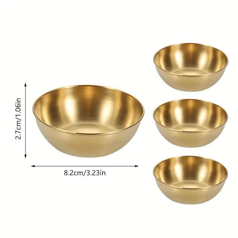 Wutuo Stainless Steel Dipping Sauce Dishes