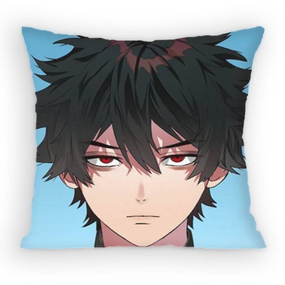 Phantom Busters Mogari Shishikuno PillowCase Sofa Living Room for Bedroom car Headboard Backrest Cushion Square Cushion Nap Time