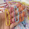 10Pcs 6cm Color Baking Varnish Cute Cartoon Pin Chic Fashion DIY Decorative Accessories for Girls Clothing Hat Bag Fixed Buckle