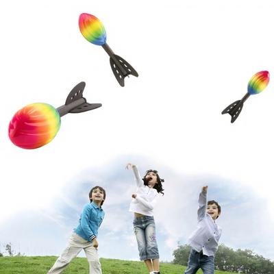 Yousheng Fléchette Lancer Fusée Éducative Jouet Enfants Mousse Souple Jouet d'Activité Extérieure Stimule l'Apprentissage de la Physique Jouet de Jeu de Lancer