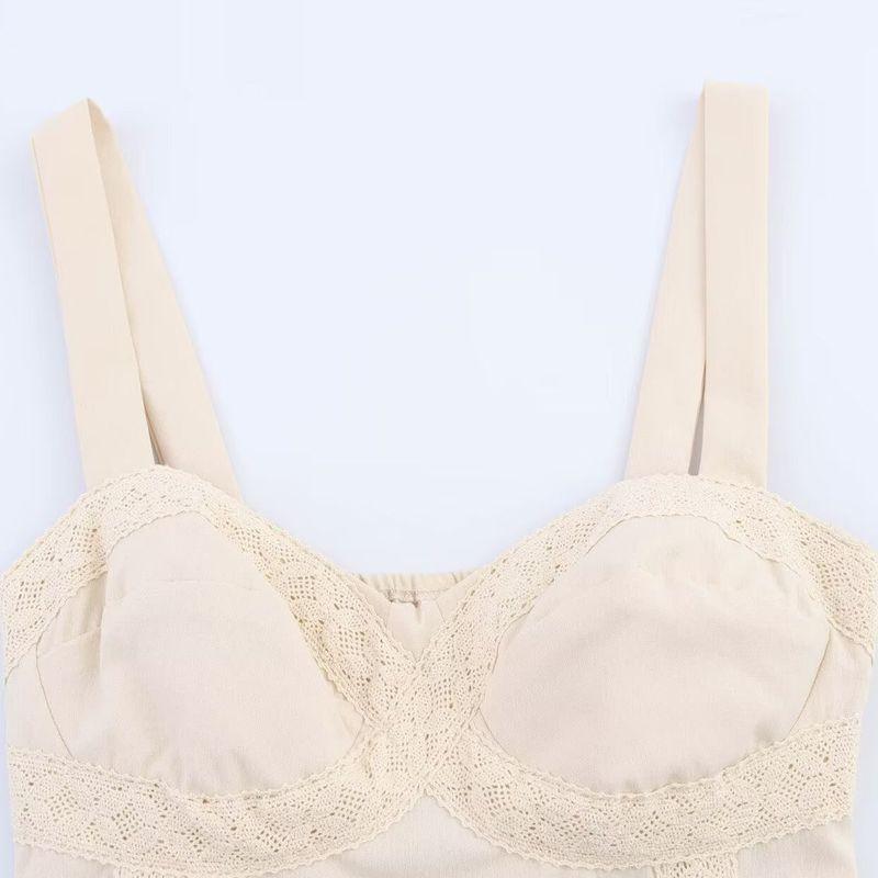 Kaslead New Women clothes Western Style Fashion Simple and Versatile Temperament Sexy Short Sling Top