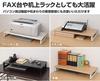 YAMAZEN Monitor Wide X Deep X Keyboard Easy Ideal for Working from Home DTS-5925(BK/BK) Stand, 22.2" 10.8" 3.3" High, Compact, Storage, Assembly,