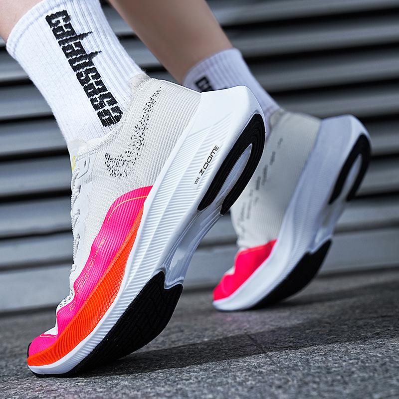 22 new flying line running shoes four seasons morning running sports casual shoes couple carbon plate breathable sports trendy shoes