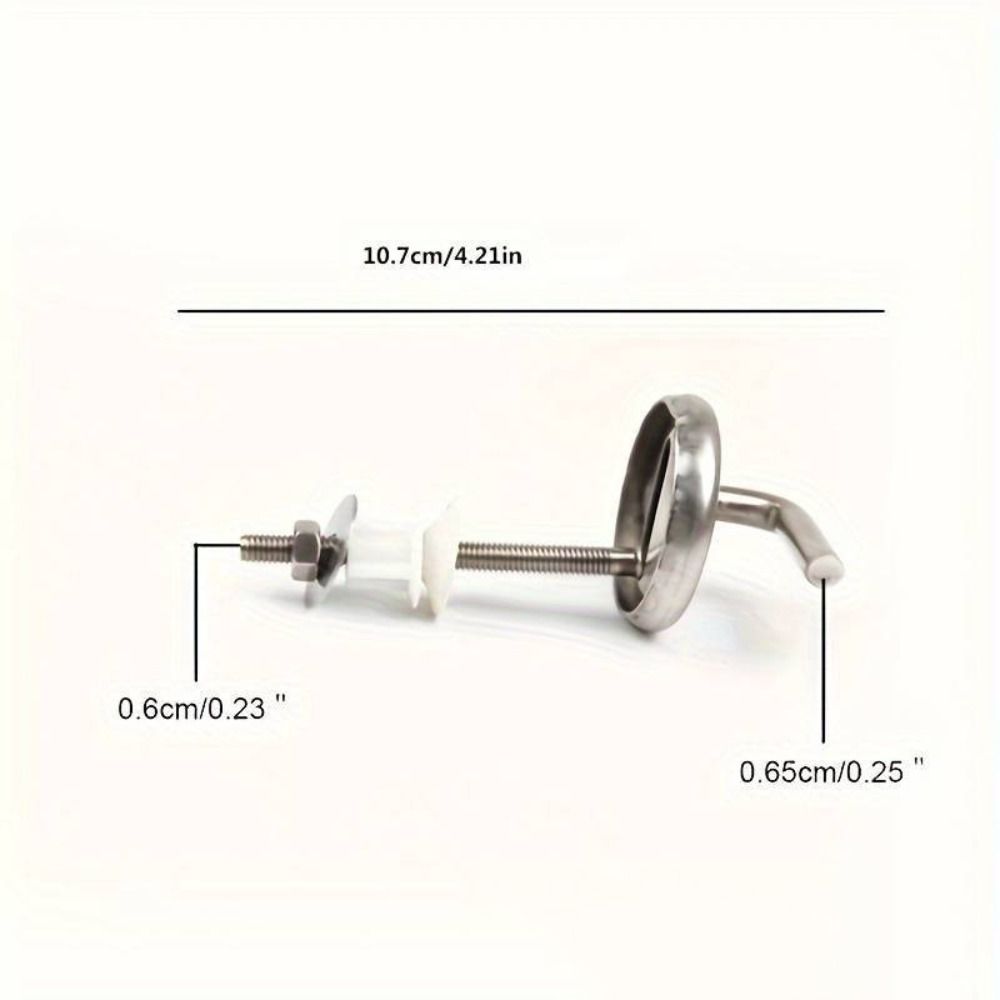 Stainless Steel Toilet Seat Bolts Kit Durable Toilet Cover Connector Toilet Repair