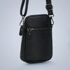 Unisex Large Capacity Leather Crossbody Phone Bag