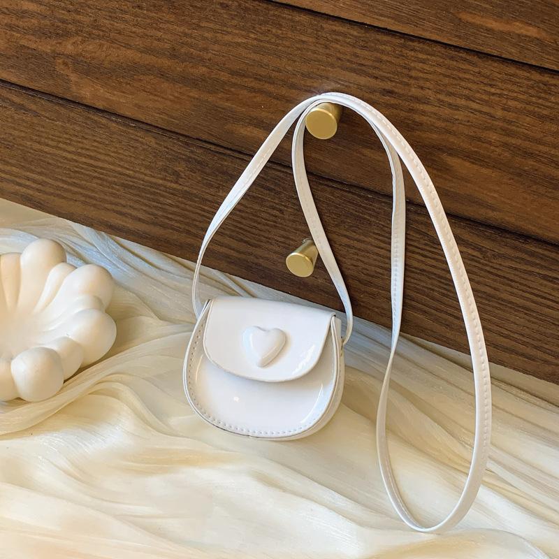 Children's Mini Crossbody Bag with Simple Mirror-like Mouth Red Envelope 2025 Summer New Style Fashionable Parent-child Single-shoulder Bag