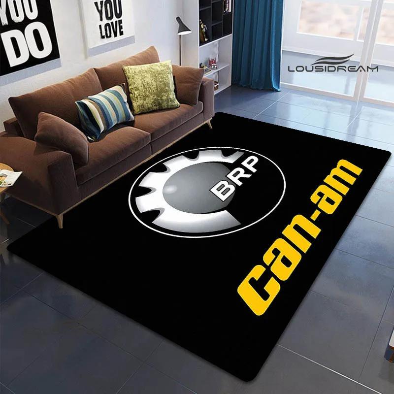 Tappeto stampato con logo moto Can-AM Tappeto antiscivolo per soggiorno camera da letto Tappetino yoga Tappeto da esterno Tappeto kawaii Regalo di compleanno