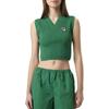 FILA X Hailey Collaboration Simple Versatile Comfortable College Style Tennis Vest Women tops Green A71W523102F-GN